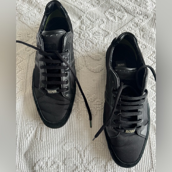 Hugo Boss Spacit Trainers , Black - Picture 1 of 9